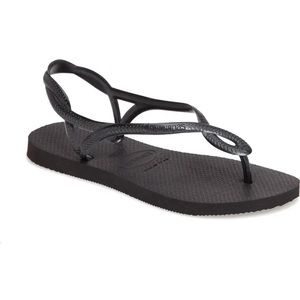 NEW 🖤 Havaianas 🖤 Black 🖤 Luna Sandal